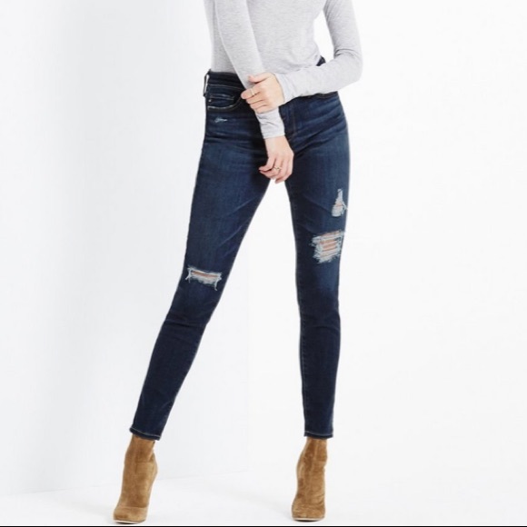 Ag Adriano Goldschmied Denim - AG The Midi Ankle Distressed Jeans Size 30R